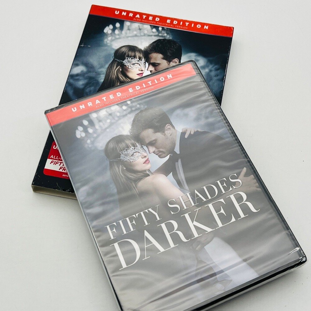 Fifty Shades Darker &‎ Freed DVD Bundle Unrated Edition New Sealed Jamie Dornan